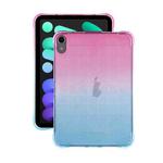 For iPad mini 6 / mini 2024 Square Gradient TPU Tablet Case(Pink Gradient Green)