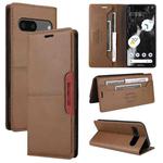 For Google Pixel 7 GQUTROBE G01 RFID Anti-theft Leather Phone Case(Brown)