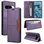 For Google Pixel 8 Pro GQUTROBE G01 RFID Anti-theft Leather Phone Case(Purple)