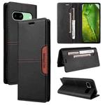 For Google Pixel 8a GQUTROBE G01 RFID Anti-theft Leather Phone Case(Black)