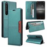 For Sony Xperia 1 II GQUTROBE G01 RFID Anti-theft Leather Phone Case(Green)