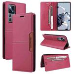 For Xiaomi 12T / 12T Pro GQUTROBE G01 RFID Anti-theft Leather Phone Case(Red)