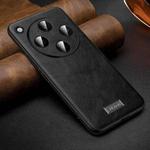 For OPPO Find X8 Pro SULADA Shockproof TPU + Handmade Leather Phone Case(Black)