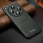 For OPPO Find X8 Pro SULADA Shockproof TPU + Handmade Leather Phone Case(Green)