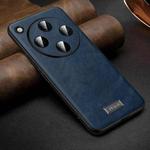 For OPPO Find X8 Pro SULADA Shockproof TPU + Handmade Leather Phone Case(Blue)