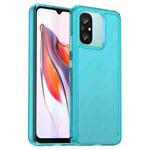 For Xiaomi Poco C55 Candy Series TPU Phone Case(Transparent Blue)