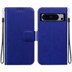 For Google Pixel 8 Pro Ultra-thin Voltage Magnetic Buckle Leather Phone Case(Blue)