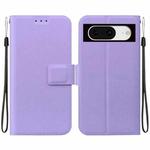 For Google Pixel 8 Ultra-thin Voltage Magnetic Buckle Leather Phone Case(Purple)