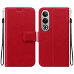 For OnePlus Nord CE4 Ultra-thin Voltage Magnetic Buckle Leather Phone Case(Red)