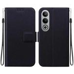 For OnePlus Nord CE4 Ultra-thin Voltage Magnetic Buckle Leather Phone Case(Black)