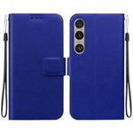 For Sony Xperia 1 VI Ultra-thin Voltage Magnetic Buckle Leather Phone Case(Blue)