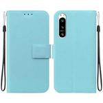 For Sony Xperia 5 VI Ultra-thin Voltage Magnetic Buckle Leather Phone Case(Green)