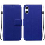 For Sony Xperia 10 VI Ultra-thin Voltage Magnetic Buckle Leather Phone Case(Blue)