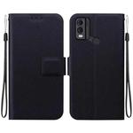 For Nokia C22 Ultra-thin Voltage Magnetic Buckle Leather Phone Case(Black)