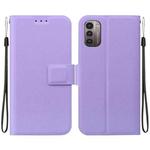 For Nokia G21 / Nokia G11 Ultra-thin Voltage Magnetic Buckle Leather Phone Case(Purple)
