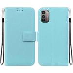 For Nokia G21 / Nokia G11 Ultra-thin Voltage Magnetic Buckle Leather Phone Case(Green)