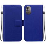 For Nokia G21 / Nokia G11 Ultra-thin Voltage Magnetic Buckle Leather Phone Case(Blue)