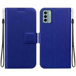 For Nokia G22 Ultra-thin Voltage Magnetic Buckle Leather Phone Case(Blue)