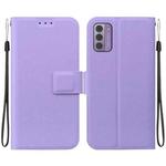 For Nokia G42 Ultra-thin Voltage Magnetic Buckle Leather Phone Case(Purple)