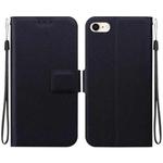 For iPhone 7 / 8 / SE 2022 Ultra-thin Voltage Magnetic Buckle Leather Phone Case(Black)