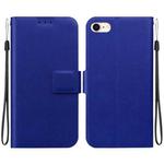 For iPhone 7 / 8 / SE 2022 Ultra-thin Voltage Magnetic Buckle Leather Phone Case(Blue)