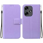 For Infinix Hot 30 4G Ultra-thin Voltage Magnetic Buckle Leather Phone Case(Purple)