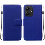 For Infinix Hot 30i Ultra-thin Voltage Magnetic Buckle Leather Phone Case(Blue)