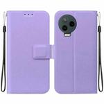 For Infinix Note 12 2023 / Note 12 Pro 4G Ultra-thin Voltage Magnetic Buckle Leather Phone Case(Purple)