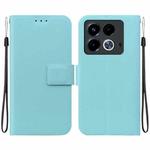 For Infinix Note 40 4G Ultra-thin Voltage Magnetic Buckle Leather Phone Case(Green)