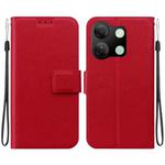 For Infinix Smart 7 HD Ultra-thin Voltage Magnetic Buckle Leather Phone Case(Red)