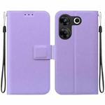 For Tecno Camon 20 Pro 5G Ultra-thin Voltage Magnetic Buckle Leather Phone Case(Purple)