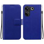 For Tecno Camon 20 Pro 5G Ultra-thin Voltage Magnetic Buckle Leather Phone Case(Blue)