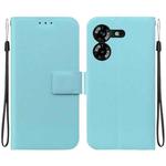 For Tecno Pova 5 Ultra-thin Voltage Magnetic Buckle Leather Phone Case(Green)