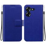 For Tecno Pova 5 Ultra-thin Voltage Magnetic Buckle Leather Phone Case(Blue)