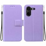 For Tecno Pova 5 Pro Ultra-thin Voltage Magnetic Buckle Leather Phone Case(Purple)