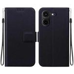 For Tecno Pova 5 Pro Ultra-thin Voltage Magnetic Buckle Leather Phone Case(Black)