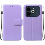 For Tecno Pova 6 Neo Ultra-thin Voltage Magnetic Buckle Leather Phone Case(Purple)