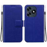 For Tecno Spark 10 4G / Spark 10C Ultra-thin Voltage Magnetic Buckle Leather Phone Case(Blue)