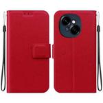 For Tecno Spark Go 1 / Pop 9 Pro Ultra-thin Voltage Magnetic Buckle Leather Phone Case(Red)