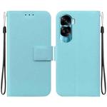 For Honor 90 Lite Ultra-thin Voltage Magnetic Buckle Leather Phone Case(Green)