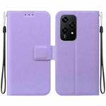 For Honor 200 Lite Global Ultra-thin Voltage Magnetic Buckle Leather Phone Case(Purple)