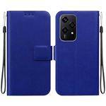 For Honor 200 Lite Global Ultra-thin Voltage Magnetic Buckle Leather Phone Case(Blue)