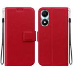 For Honor X5 Plus / Play 40C Ultra-thin Voltage Magnetic Buckle Leather Phone Case(Red)