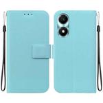 For Honor X5 Plus / Play 40C Ultra-thin Voltage Magnetic Buckle Leather Phone Case(Green)