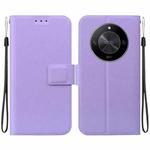 For Honor X9b / Magic6 Lite Ultra-thin Voltage Magnetic Buckle Leather Phone Case(Purple)