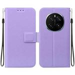 For Honor Magic7 Pro Ultra-thin Voltage Magnetic Buckle Leather Phone Case(Purple)