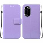 For Huawei nova 13 Pro Ultra-thin Voltage Magnetic Buckle Leather Phone Case(Purple)