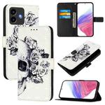 For Cubot Note 40 3D Painting Horizontal Flip Leather Phone Case(Skull)