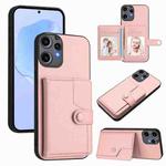 For Nothing CMF Phone 2 Pro Button Card Bag RFID Anti-theft Phone Case(Pink)