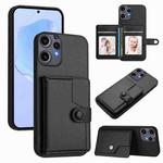 For Nothing CMF Phone 2 Pro Button Card Bag RFID Anti-theft Phone Case(Black)